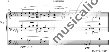Reger, Max: Benedictus - Organ>wped:6