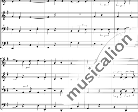 La Marcha de los Santos desconocido Anónimo Partituras con muestra