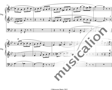 Wood, Charles: Gigue - Orgel>mPed:1