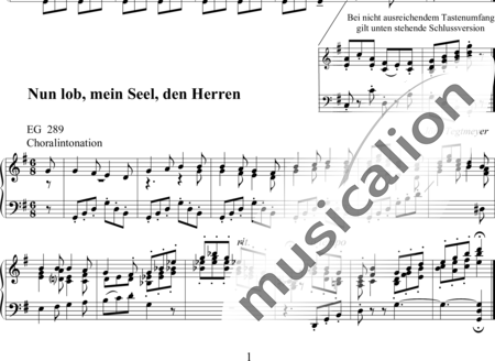 Tegtmeyer, Jörn: Nun lob, mein Seel, den Herren - Organ:1