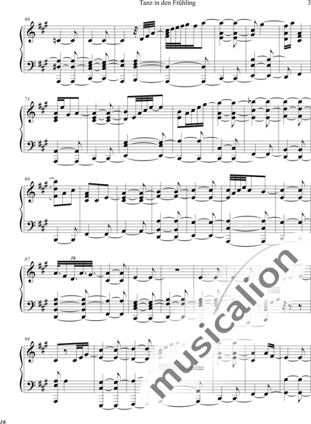 Weidner, Herb: Dance in Spring - Piano:3