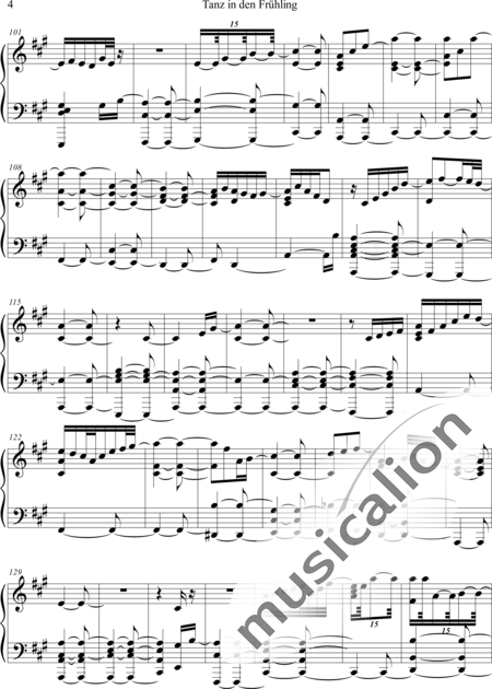 Weidner, Herb: Dance in Spring - Piano:4