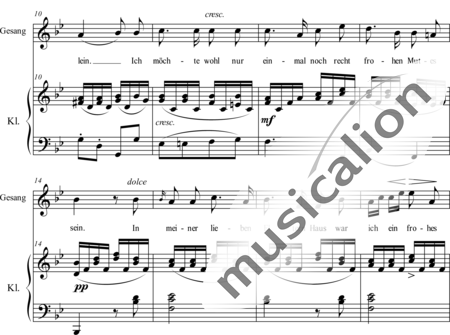 Kreutzer, Konradin: Lied eines Armen - Solo>Sop+Klavier:1