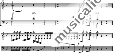 Haydn, (Franz) Joseph: Missa brevis Sancti Joannis de Deo  (Kleine Orgelmesse): 1. Kyrie - Chor>SATB+Orgel:5