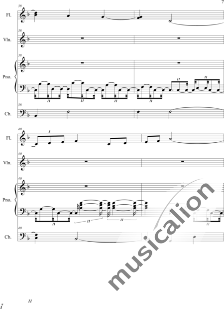 Weidner, Herb: Rose of Aberdeen - Violin+Flute+Pf:7