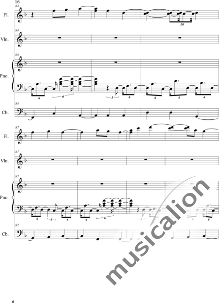 Weidner, Herb: Rose of Aberdeen - Violin+Flute+Pf:16