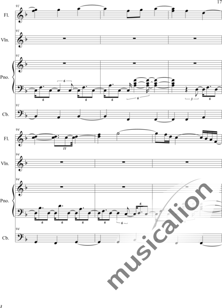 Weidner, Herb: Rose of Aberdeen - Violin+Flute+Pf:17