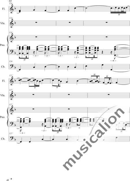 Weidner, Herb: Rose of Aberdeen - Violin+Flute+Pf:22