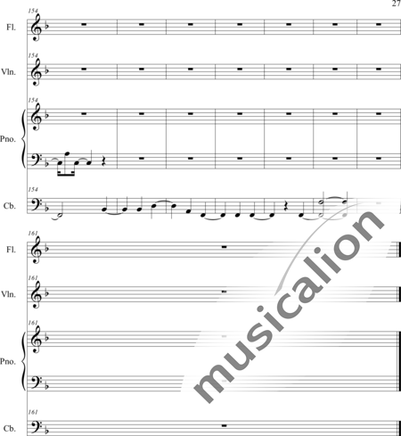 Weidner, Herb: Rose of Aberdeen - Violin+Flute+Pf:27