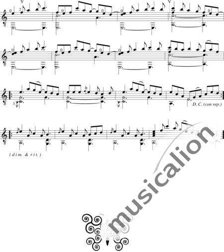 Anonymus, Unknown: The Butterfly - Guitar:2