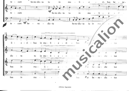 Mayrhofer, Christian: Ave Maria - Solo>Sop+Chor>SATB:1