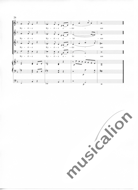 Mayrhofer, Christian: Mass "Cosmas und Damian" 1. Kyrie - Choir>SATB+Organ>wped:4