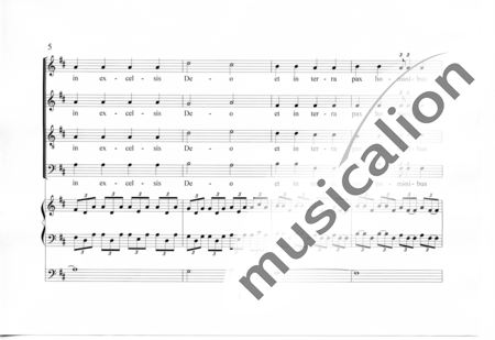 Mayrhofer, Christian: Mass "Cosmas und Damian" 2. Gloria - Choir>SATB+Organ>wped:1