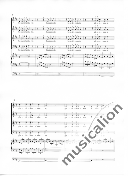 Mayrhofer, Christian: Mass "Cosmas und Damian" 2. Gloria - Choir>SATB+Organ>wped:2