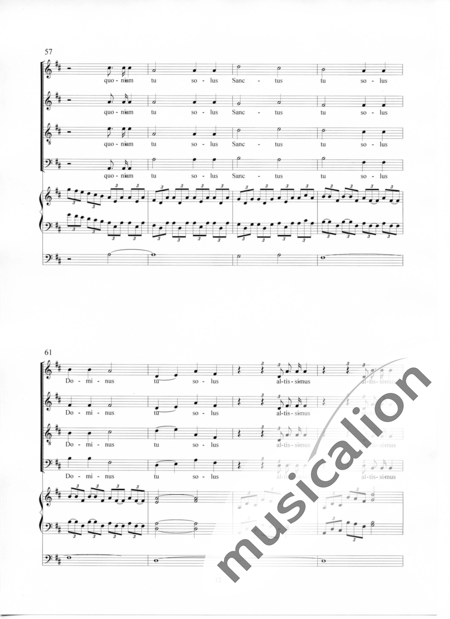 Mayrhofer, Christian: Mass "Cosmas und Damian" 2. Gloria - Choir>SATB+Organ>wped:8