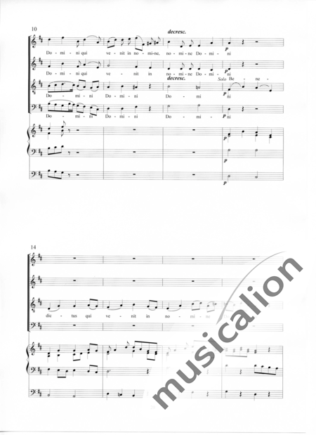 Mayrhofer, Christian: Mass "Cosmas und Damian" 5. Benedictus - Choir>SAB+Organ>wped:2
