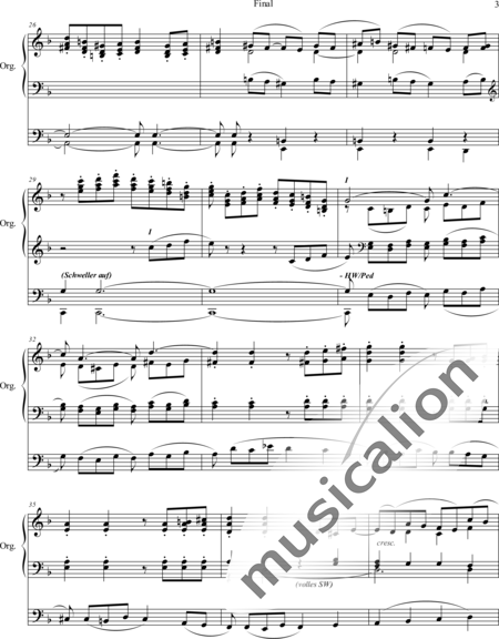 Dunham, Henry M.: Final - Orgel>mPed:3