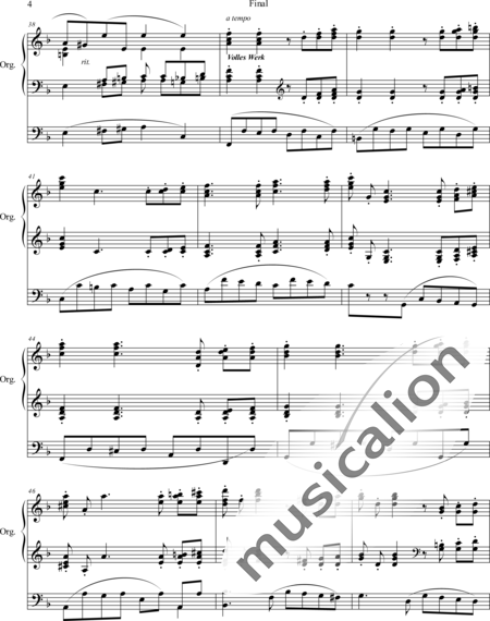 Dunham, Henry M.: Final - Orgel>mPed:4