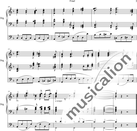 Dunham, Henry M.: Final - Orgel>mPed:5