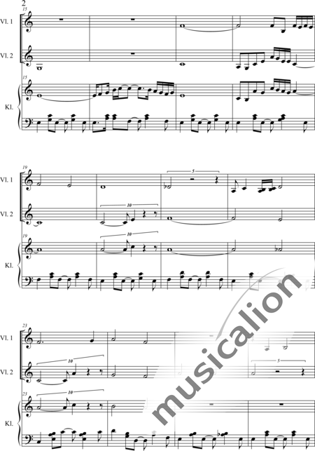 Weidner, Herb: Dance me - Violín 2+Piano:2
