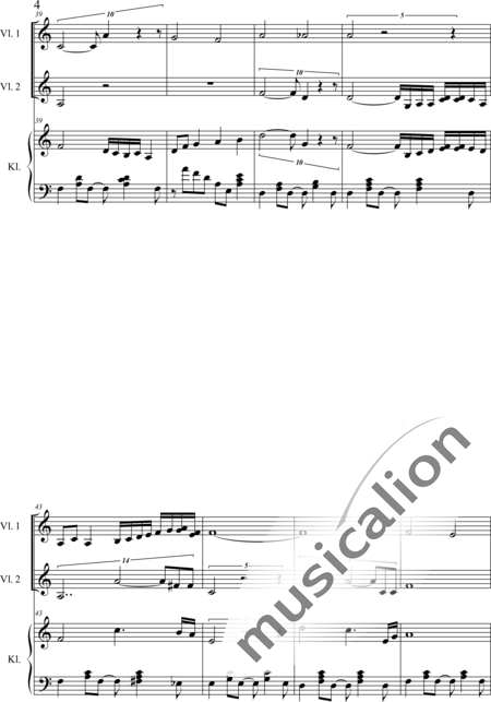 Weidner, Herb: Dance me - Violín 2+Piano:4