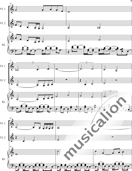 Weidner, Herb: Dance me - Violín 2+Piano:7