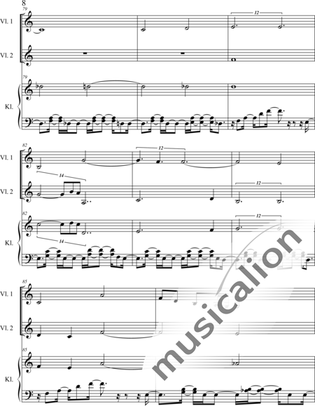 Weidner, Herb: Dance me - Violín 2+Piano:8