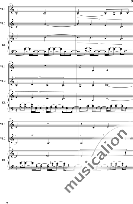Weidner, Herb: Dance me - Violín 2+Piano:9