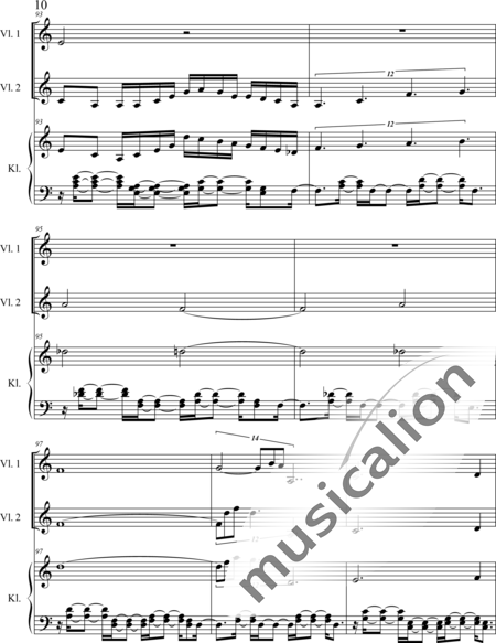 Weidner, Herb: Dance me - Violín 2+Piano:10