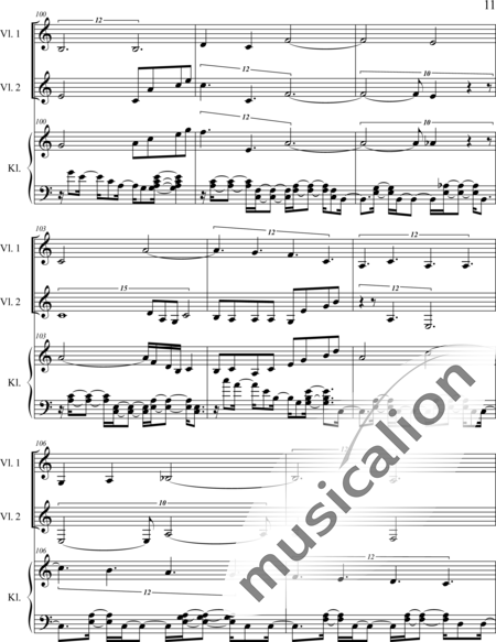 Weidner, Herb: Dance me - Violín 2+Piano:11