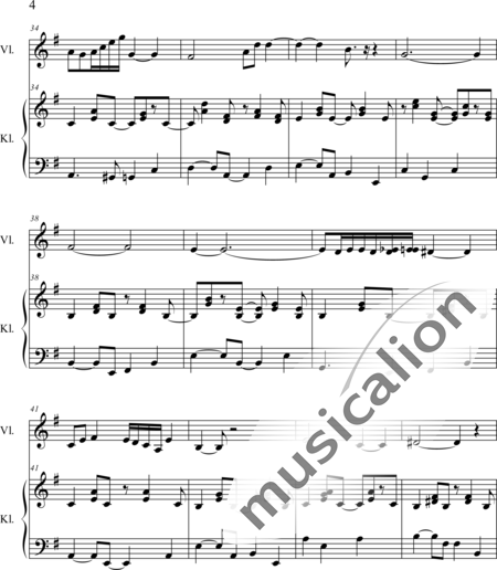 Weidner, Herb: L'Allée de L'Eau - Violine+Klavier:4