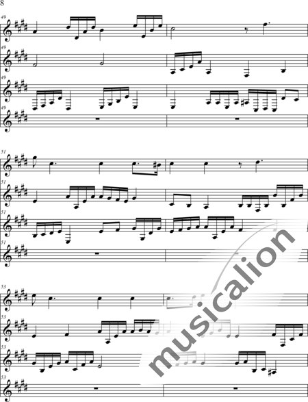 Weidner, Herb: In Dolere - Violín+[Fl+Ob]+Guit.:8