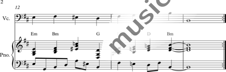 Schmückle, Wolfgang: B-A-C-H - Violoncello+Klavier:2
