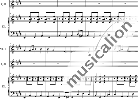Weidner, Herb: Sun Flower Dance - Violín+Fl+Pno:1