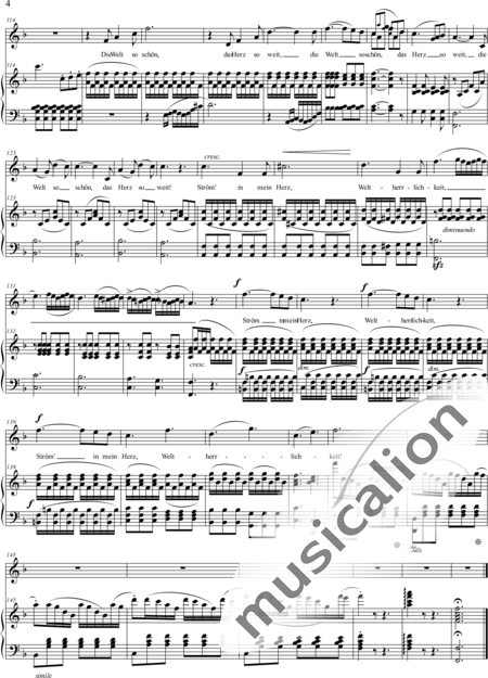 Loewe, Carl: Frühlingsankunft - Solo>Sop+Klavier:4