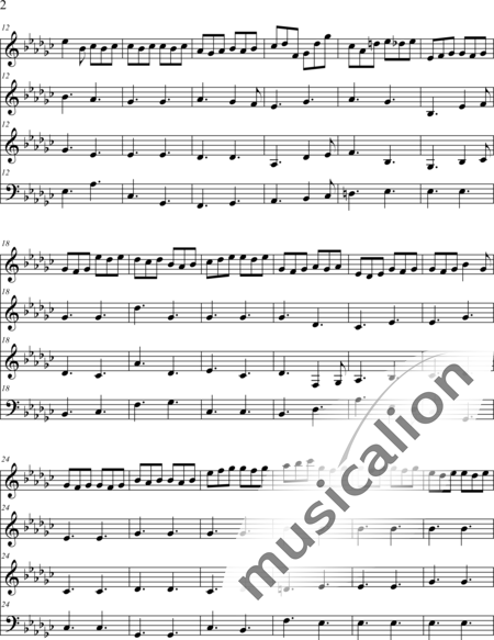 Weidner, Herb: Variation for a Melody in E flat Minor - Flauta+Pno+Vl:2