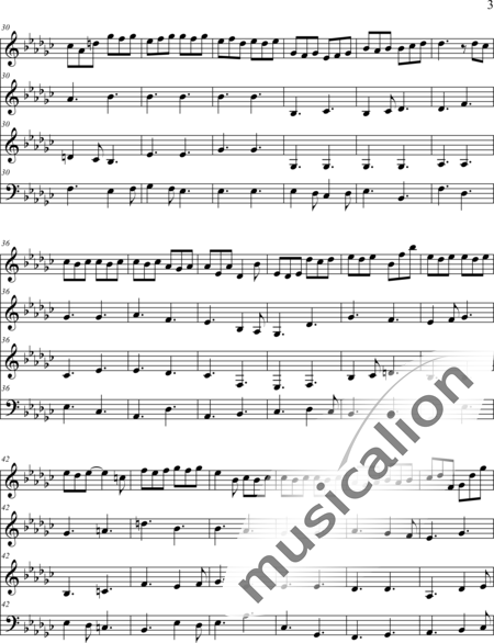 Weidner, Herb: Variation for a Melody in E flat Minor - Flauta+Pno+Vl:3