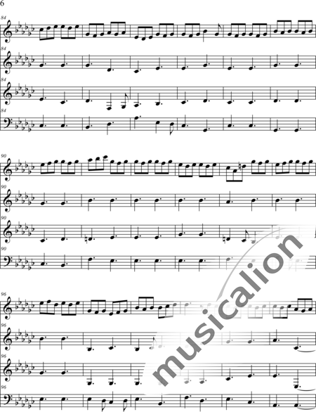 Weidner, Herb: Variation for a Melody in E flat Minor - Flauta+Pno+Vl:6