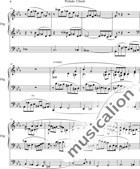 Schmitt, Alphonse: Prelude - Choral Es-Dur - Orgel>mPed:4
