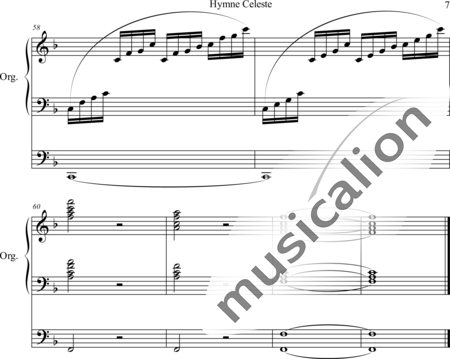 Grey, Charles John: Hymne Celeste - Orgel>mPed:7