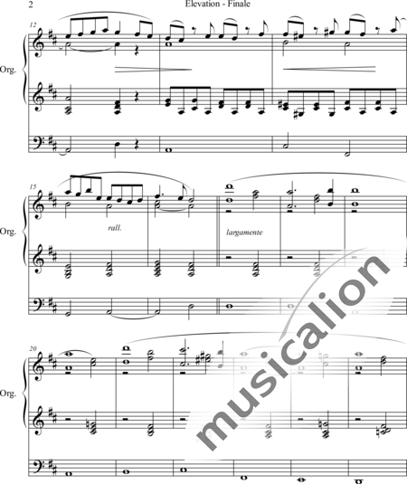 Grey, Charles John: Elevation _Finale - Orgel>mPed:2