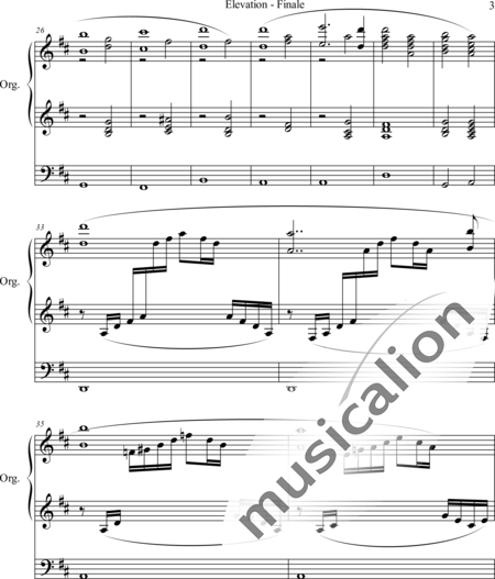 Grey, Charles John: Elevation _Finale - Orgel>mPed:3