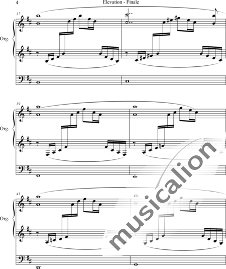Grey, Charles John: Elevation _Finale - Orgel>mPed:4