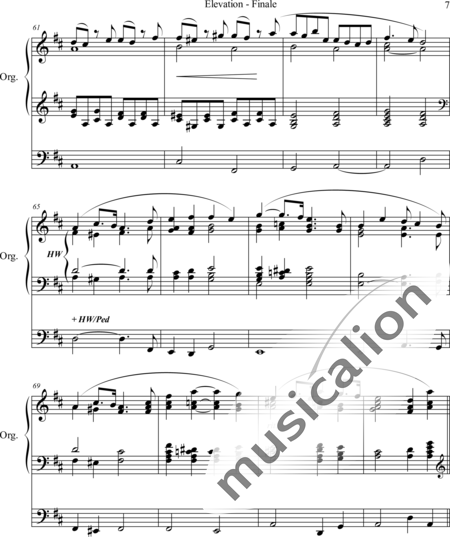 Grey, Charles John: Elevation _Finale - Orgel>mPed:7