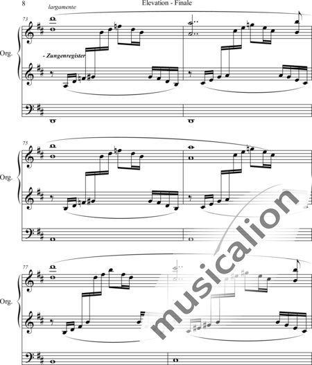 Grey, Charles John: Elevation _Finale - Orgel>mPed:8