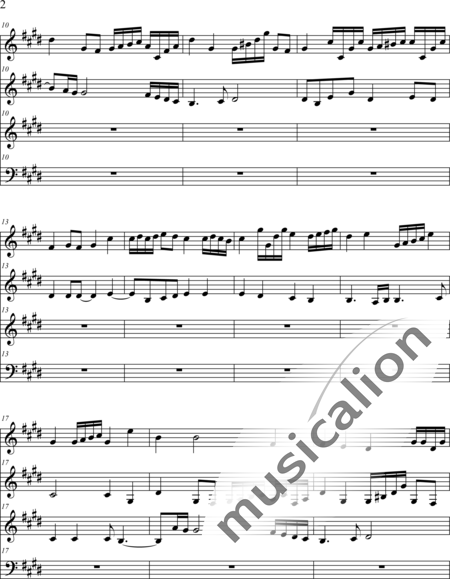 Weidner, Herb: Verlassene Zimmer - Violine+Klavier:2