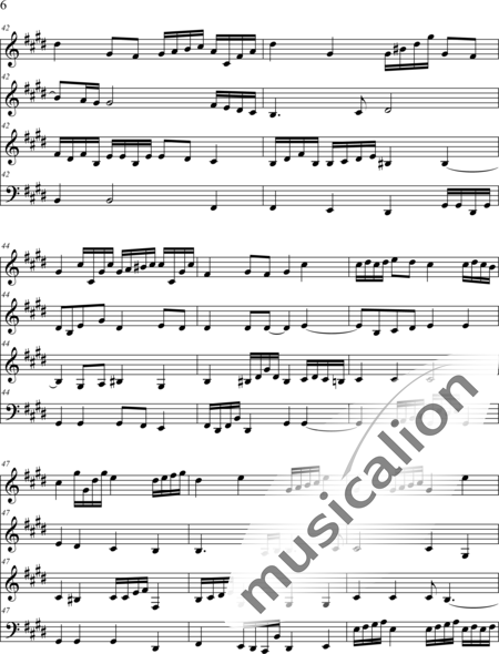 Weidner, Herb: Verlassene Zimmer - Violine+Klavier:6