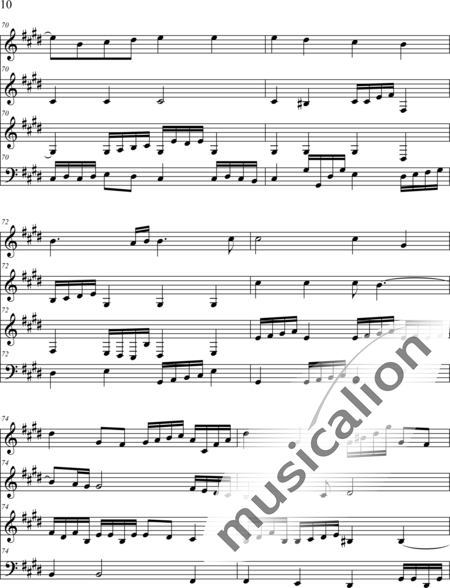 Weidner, Herb: Verlassene Zimmer - Violine+Klavier:10