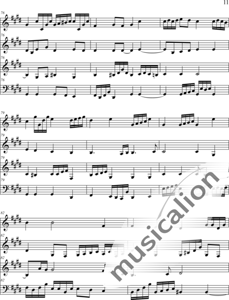 Weidner, Herb: Verlassene Zimmer - Violine+Klavier:11