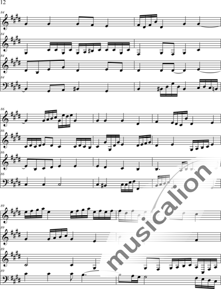 Weidner, Herb: Verlassene Zimmer - Violine+Klavier:12